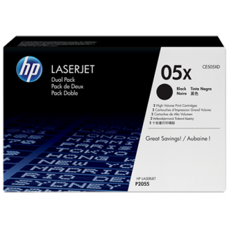 Оригинальный лазерный картридж  HP CE505XD черный