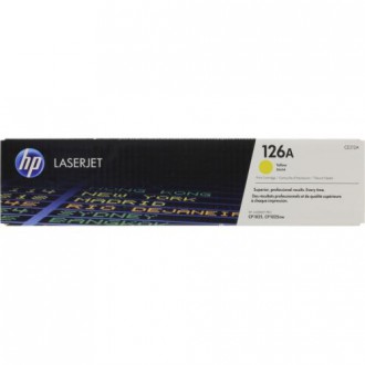 Лазерный картридж HP CE312A №126A желтый