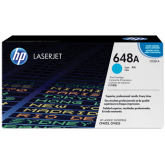 Оригинальный лазерный картридж HP CE261A голубой
