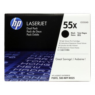 Оригинальный лазерный картридж HP CE255XD черный 