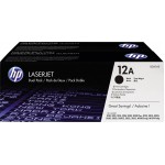 Картридж двойной HP Q2612AD/AF  Черный