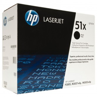 Картридж HP Q7551X Черный