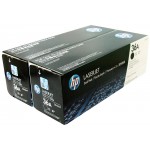 Картридж двойной HP CB436AD/AF Черный