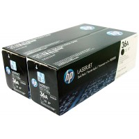 Картридж двойной HP CB436AD/AF Черный