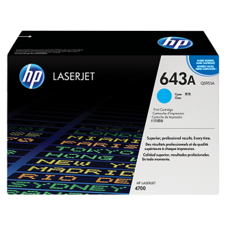 Картридж HP Q5951A (№643A) Голубой